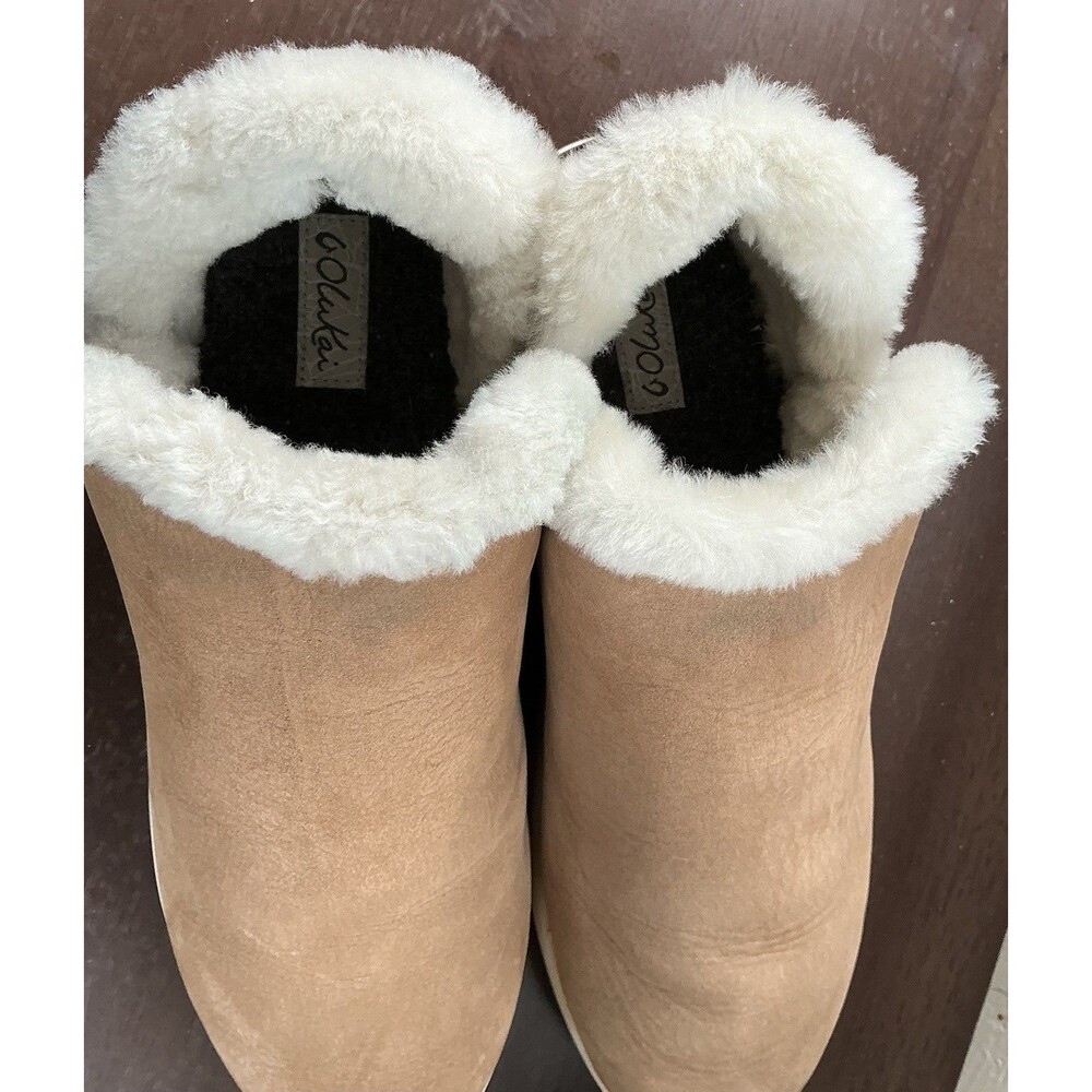 OluKai Malua Hulu Women’s Shearling Lined Slip On Sneaker Size 9 Waterproof - Picture 6 of 7